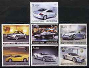 Udmurtia Republic 2001 Sports Cars perf set of 7 values complete unmounted mint