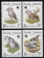 New Caledonia 1998 WWF - The Kagu perf set of 4 unmounted mint SG 1150-53