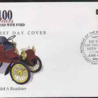 Marshall Islands 1996 Centenary of Ford Cars - 1903 Model A Roadster on illustrated cover with special first day cancel, SG 714