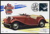 Great Britain 1996 Classic Sports Cars 26p MG TD on Mercury illustrated (Limited Edition) cover with special Beaulieu cancel, SG 1946