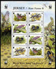 Jersey 2004 WWF - Endangered Species perf sheetlet containing 8 values ( two sets of 4) unmounted mint as SG MS 1162