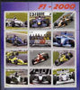 Karachaevo-Cherkesia Republic 2000 Formula 1 perf sheetlet containing 12 values unmounted mint