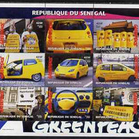 Senegal 2000 Greenpeace perf sheetlet containing 9 values unmounted mint