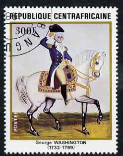 Central African Republic 1982 250th Birth Anniversary of George Washington 300f (from Anniversaries set) superb cto used, SG 839