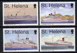 St Helena 1996 Union Castle Mail Ships #1 perf set of 4 unmounted mint SG 710-13