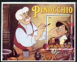 Liberia 2006 Walt Disney - Pinocchio perf m/sheet fine cto used