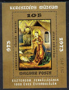 Hungary 1973 Paintings in Christian Museum m/sheet (Birth of Jesus) unmounted mint SG MS 2843 (Mi Bl 102)