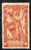 Cinderella - France 1900 International Exhibition, Paris, perf label #8 in orange-red, fine with full gum