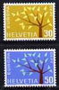 Switzerland 1962 Europa perf set of 2 unmounted mint SG 668-69