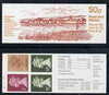 Great Britain 1986 Roman Britain No.3 (Porchester Castle) 50p booklet complete with cyl numbers, SG FB38