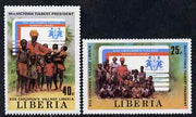 Liberia 1979 SOS Children's Village perf set of 2 unmounted mint SG 1440-41