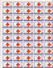 South Arabian Federation 1965 Red Cross perf set of 2 in complete (folded) sheets of 50 unmounted mint, SG 154-7