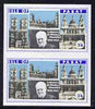 Pabay 1968 Churchill 2s6d imperf pair unmounted mint