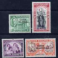 Cook Islands 1946 KG6 Peace set of 4 unmounted mint, SG 146-49