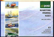 Ireland 1991 Fishing Fleet £5 booklet complete & fine SG SB41