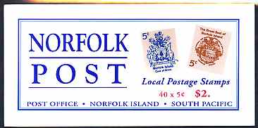 Norfolk Island 1997 Norfolk Post $2 booklet complete & fine SG SB8