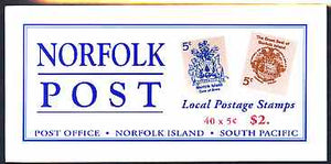 Norfolk Island 1997 Norfolk Post $2 booklet complete & fine SG SB8