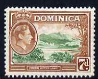 Dominica 1938-47 KG6 7d Fresh Water Lake fine unmounted mint SG105a