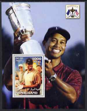 Somaliland 2002 The Ryder Cup perf m/sheet #3 unmounted mint