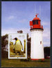 Djibouti 2004 Penguins #2 (Lighthouse in background) perf m/sheet unmounted mint