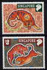 Singapore 1998 Chinese New Year - Year of the Tiger perf set of 2 unmounted mint, SG 914-5