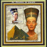 Mozambique 2002 Queen Nefertiti perf s/sheet containing 1 value unmounted mint (110,000 MT) Yv 114