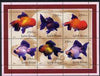 Guinea - Bissau 2001 Fish perf sheetlet containing 6 values (250 FCFA) unmounted mint Mi 1516-21