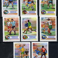 Grenada - Grenadines 1974 Football World Cup set of 8 unmounted mint, SG 16-23