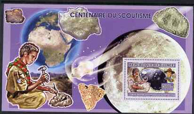 Guinea - Conakry 2006 Centenary of Scouting perf s/sheet #03 containing 1 value (Minerals) unmounted mint Yv 339