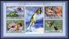 St Thomas & Prince Islands 2007 Animals & Butterflies #1 perf sheetlet containing 4 values plus label (with Scout logo) unmounted mint