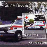 Guinea - Bissau 2001 Ambulances perf s/sheet containing 1 value unmounted mint Mi Bl 355