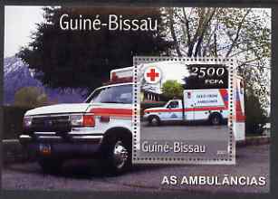 Guinea - Bissau 2001 Ambulances perf s/sheet containing 1 value unmounted mint Mi Bl 355