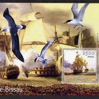 Guinea - Bissau 2001 Tall Ships large perf s/sheet containing 1 value unmounted mint Mi Bl 351