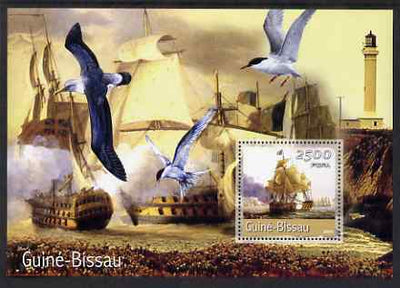 Guinea - Bissau 2001 Tall Ships large perf s/sheet containing 1 value unmounted mint Mi Bl 351