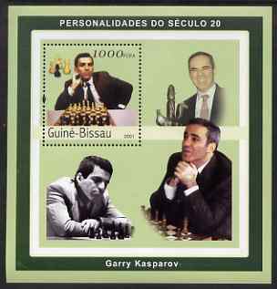 Guinea - Bissau 2001 Garry Kasparov perf s/sheet containing 1 value unmounted mint Mi 1961