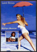 Guinea - Bissau 2001 Marilyn Monroe #2 perf s/sheet containing 1 value unmounted mint Mi BL369