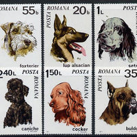 Rumania 1971 Dogs set of 6 unmounted mint, SG 3788-93, Mi 2908-13