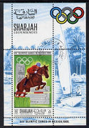 Sharjah 1968 Olympics (Show Jumping & Yacht) cto used m/sheet Mi BL40