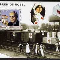 Guinea - Bissau 2003 Nobel Prize Winners #2 perf s/sheet containing 1 value (Alexander Fleming) unmounted mint Mi BL398