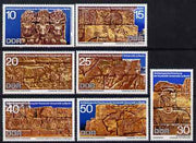 Germany - East 1970 Sudanese Archaeological Excavations perf set of 7 unmounted mint, SG E1300-06