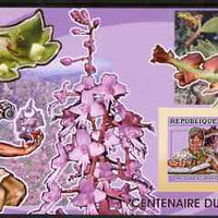 Guinea - Conakry 2006 Centenary of Scouting imperf s/sheet #08 containing 1 value (Orchids) unmounted mint Yv 371