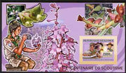 Guinea - Conakry 2006 Centenary of Scouting imperf s/sheet #08 containing 1 value (Orchids) unmounted mint Yv 371