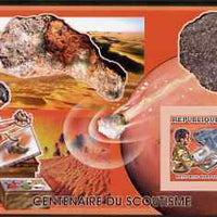 Guinea - Conakry 2006 Centenary of Scouting imperf s/sheet #12 containing 1 value (Minerals) unmounted mint Yv 378