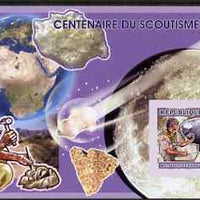 Guinea - Conakry 2006 Centenary of Scouting imperf s/sheet #03 containing 1 value (Minerals) unmounted mint Yv 339