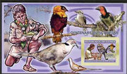 Guinea - Conakry 2006 Centenary of Scouting imperf s/sheet #05 containing 1 value (Owls) unmounted mint Yv 341