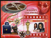 Guinea - Bissau 2007 Whoopi Goldberg imperf sheetlet containing 4 values unmounted mint, Yv 2278-81