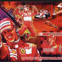 Guinea - Bissau 2007 Michael Schumacher imperf s/sheet containing 1 value unmounted mint, Yv 339