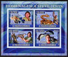 St Thomas & Prince Islands 2007 Tribute to Steve Irwin imperf sheetlet containing 4 values unmounted mint