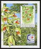 Solomon Islands 2001 Orchids perf m/sheet (with Singapore 95 Stamp Exhibition imprint) unmounted mint, SG MS841