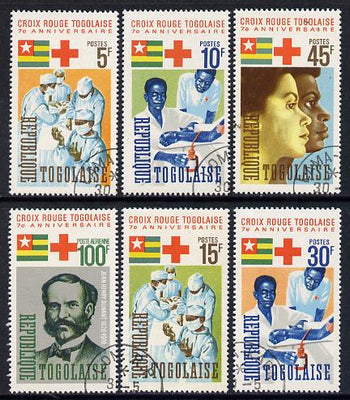 Togo 1966 Red Cross set of 6 cto used, SG 459-64*